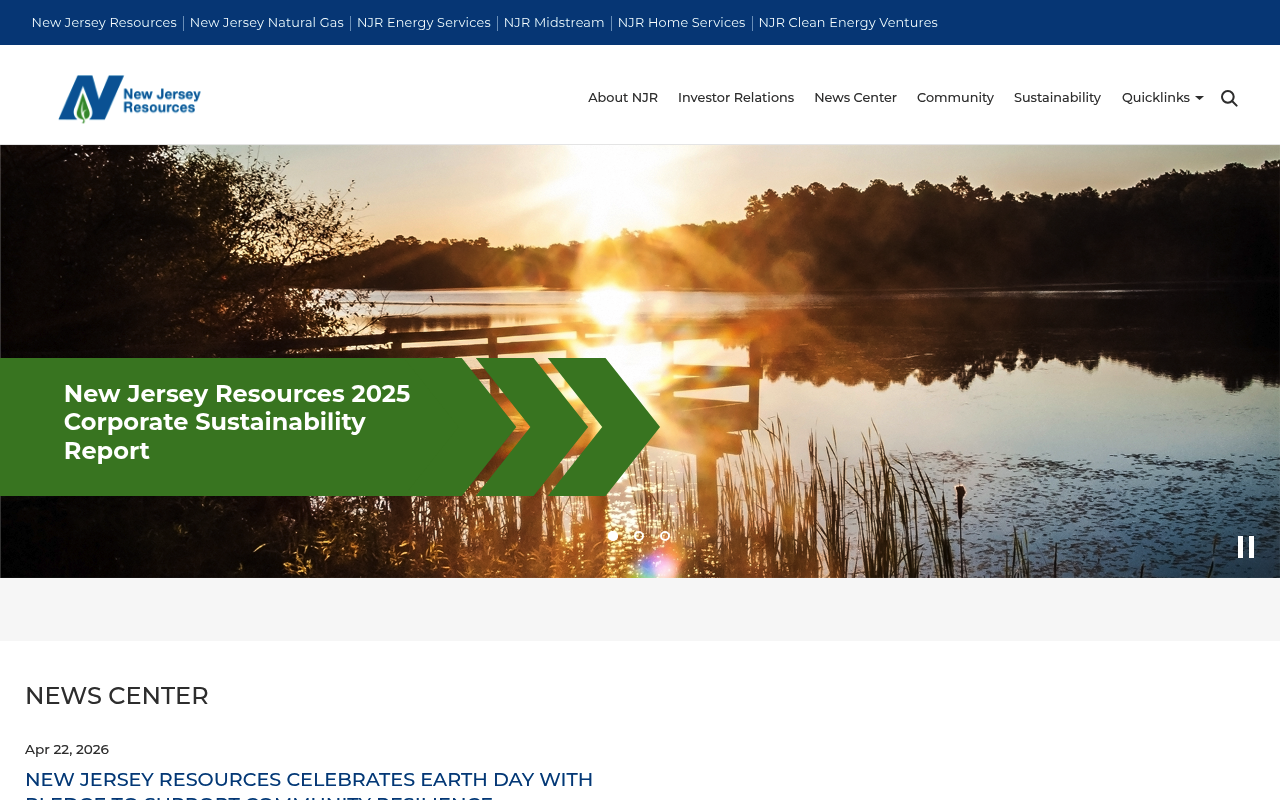 New Jersey Resources screenshot