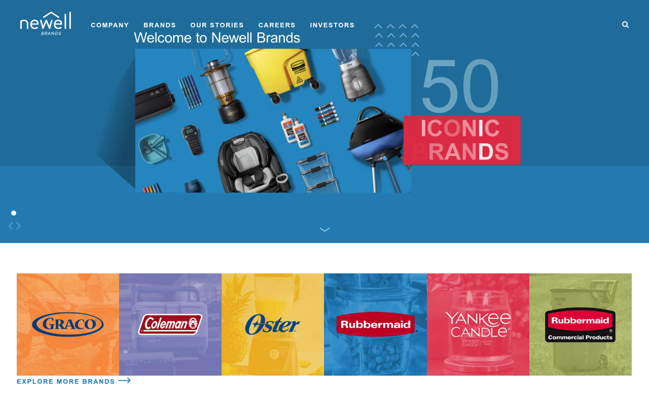 Newell Brands screenshot