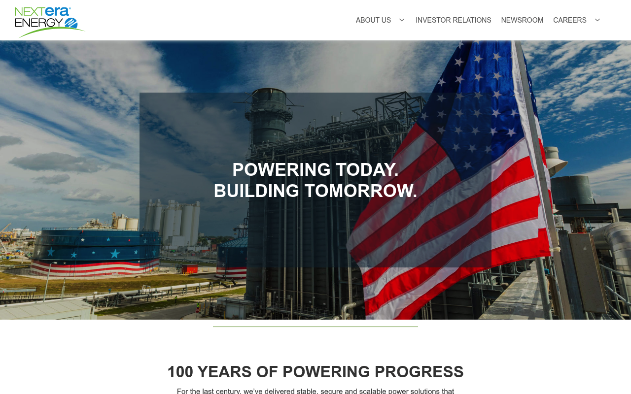 NextEra Energy screenshot