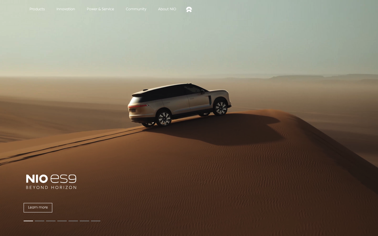 NIO screenshot