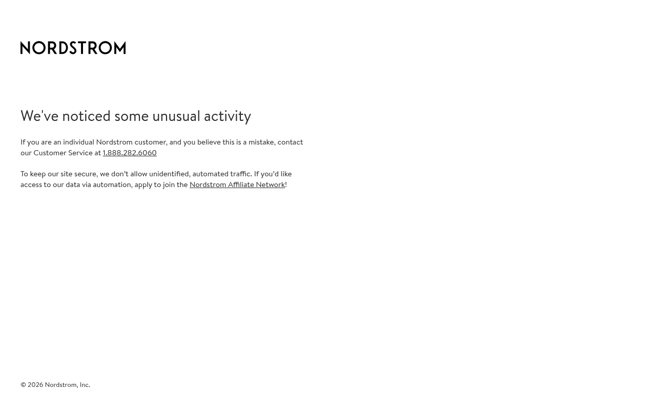 Nordstrom screenshot