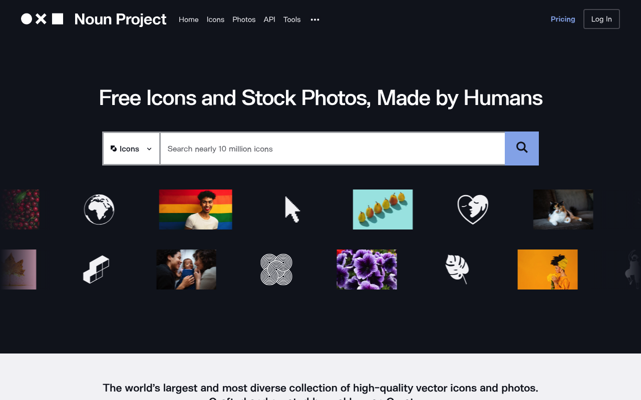 Noun Project screenshot