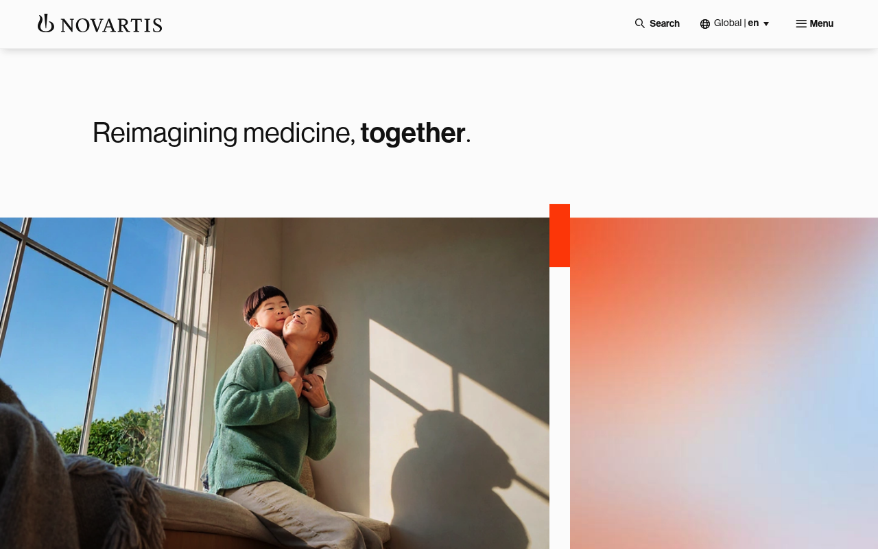 Novartis screenshot
