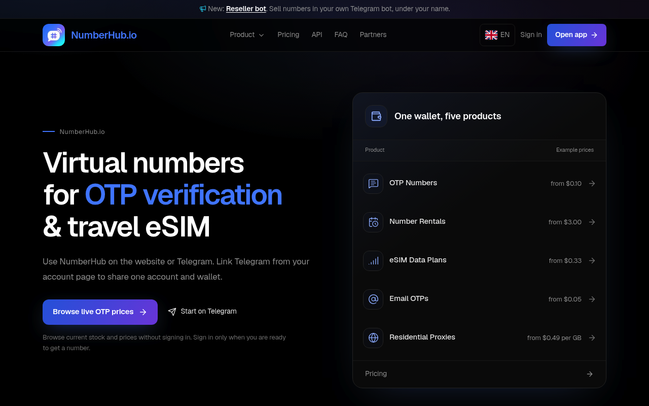 NumberHub screenshot