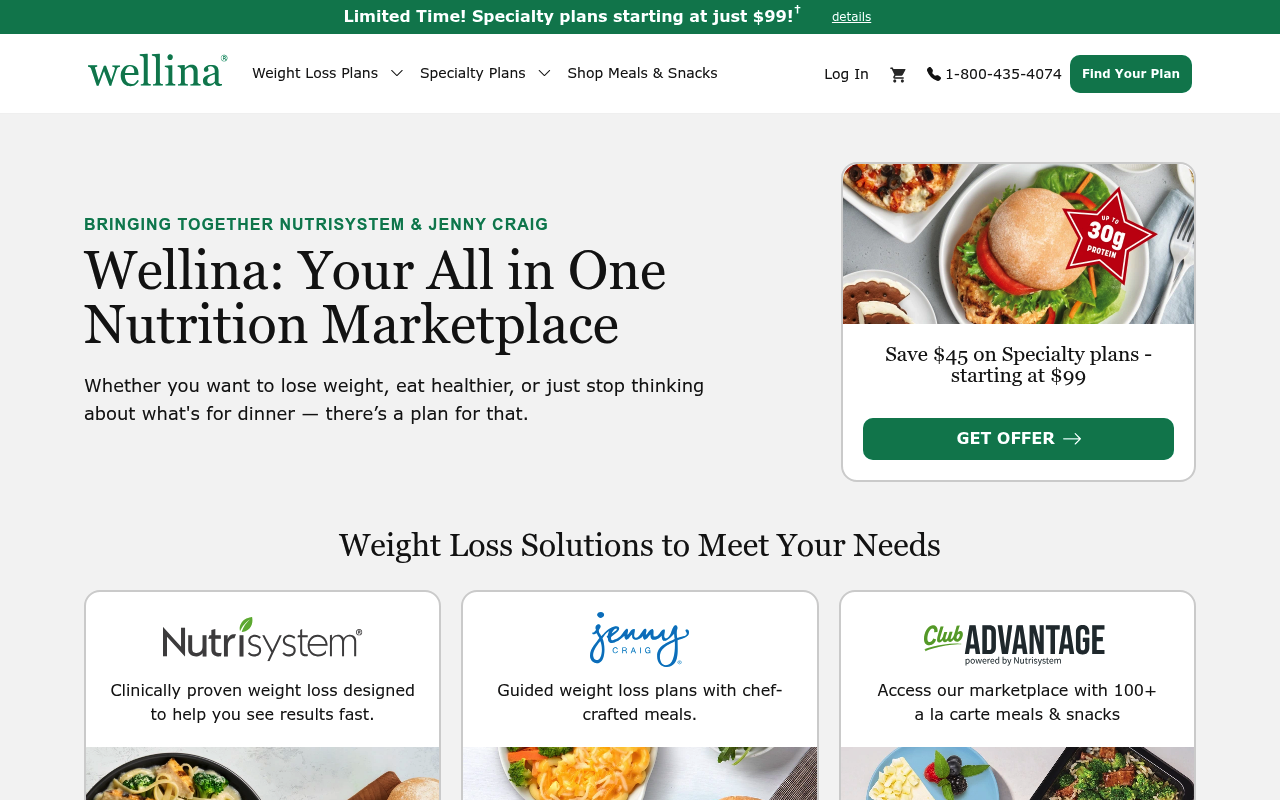 Nutrisystem (Wellina by Nutrisystem) screenshot