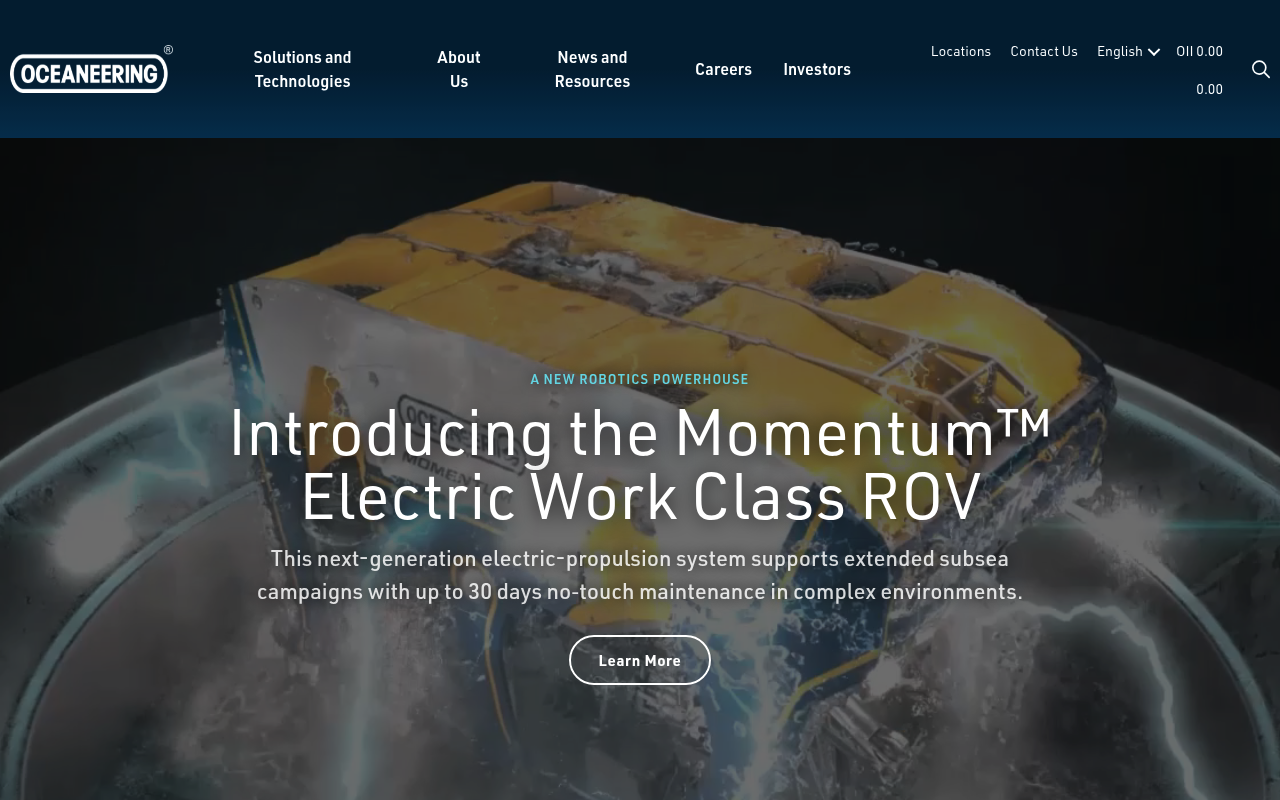 Oceaneering International screenshot