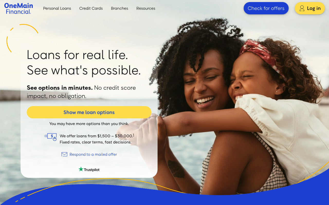 OneMain Holdings screenshot