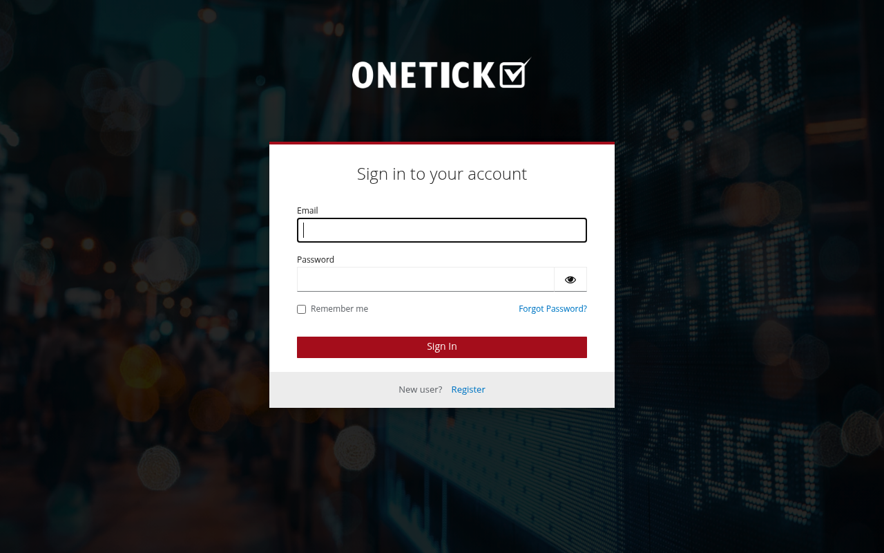 OneTick (OneMarketData) screenshot