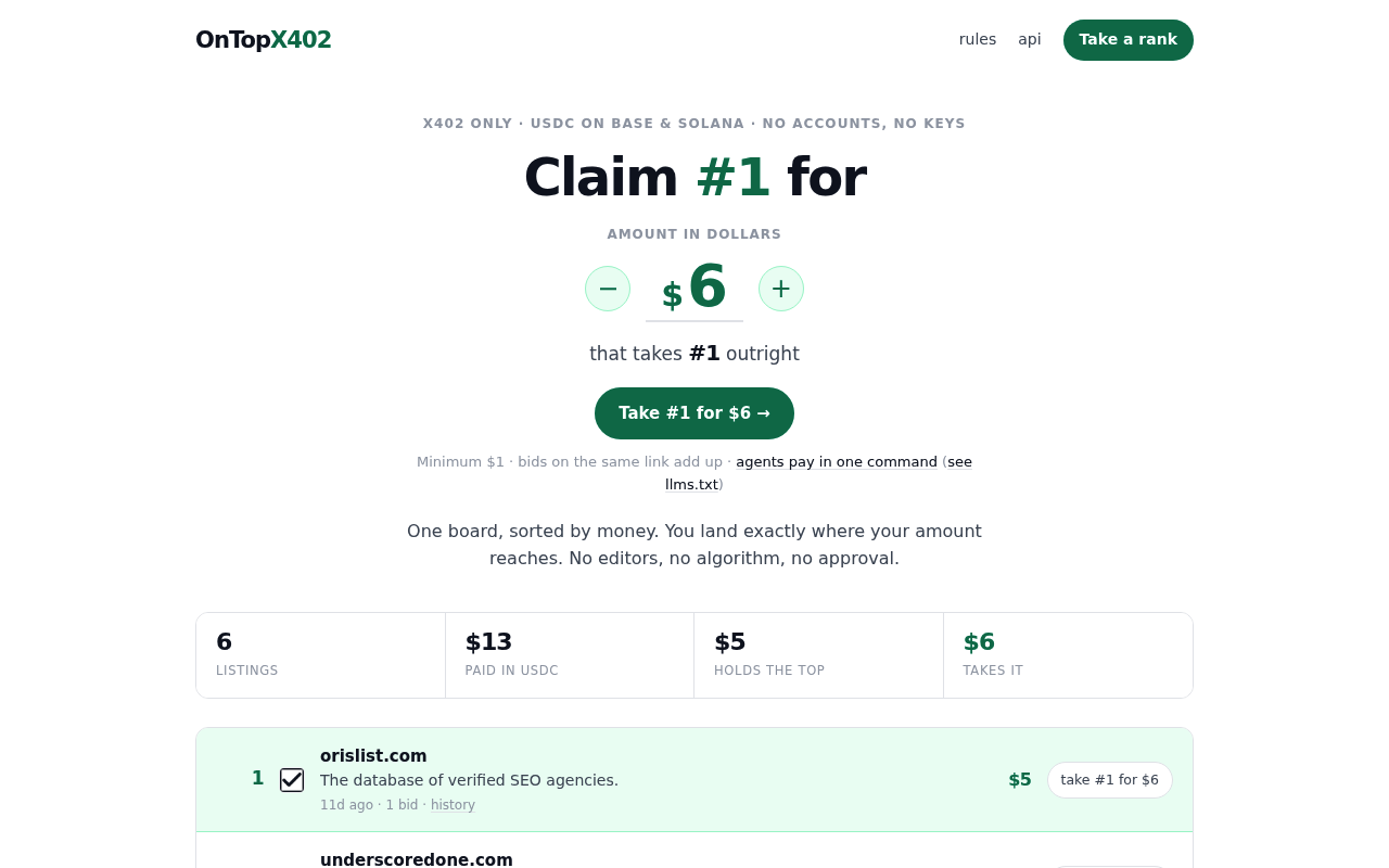 OnTopX402 screenshot