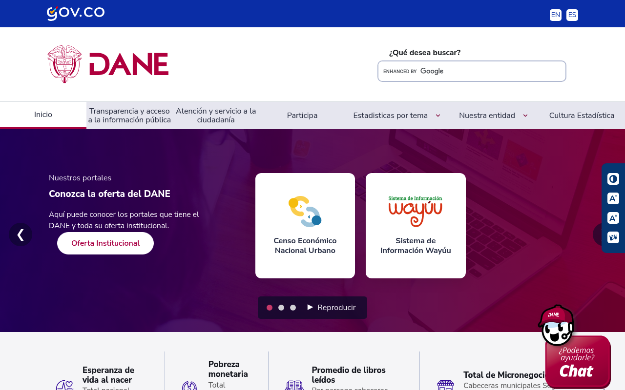 Open Government, Colombia screenshot