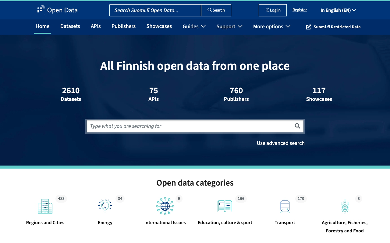 Open Government, Finland screenshot