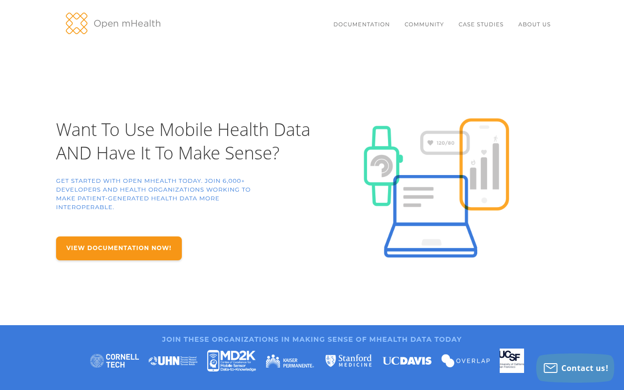 Open mHealth screenshot