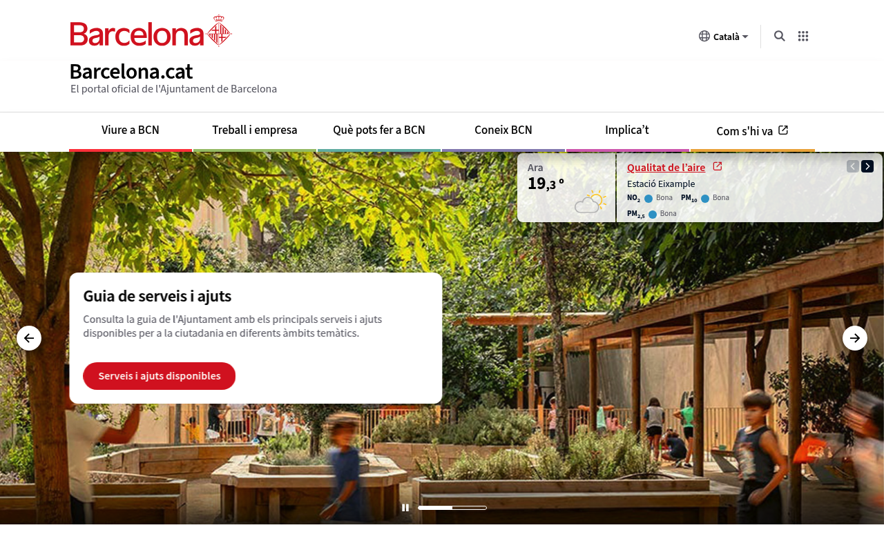 Barcelona Open Data screenshot