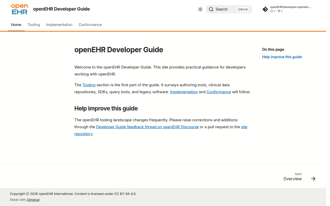openEHR screenshot