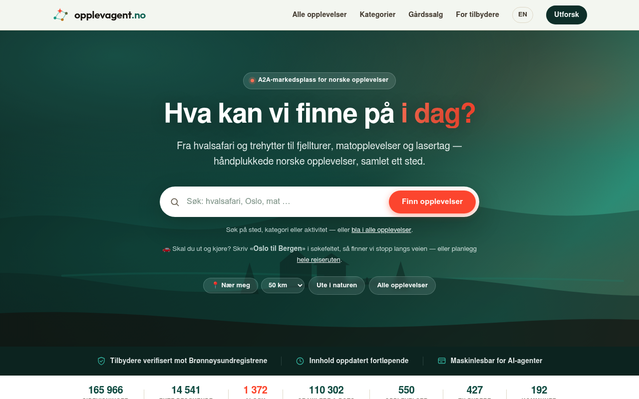 Opplevagent screenshot