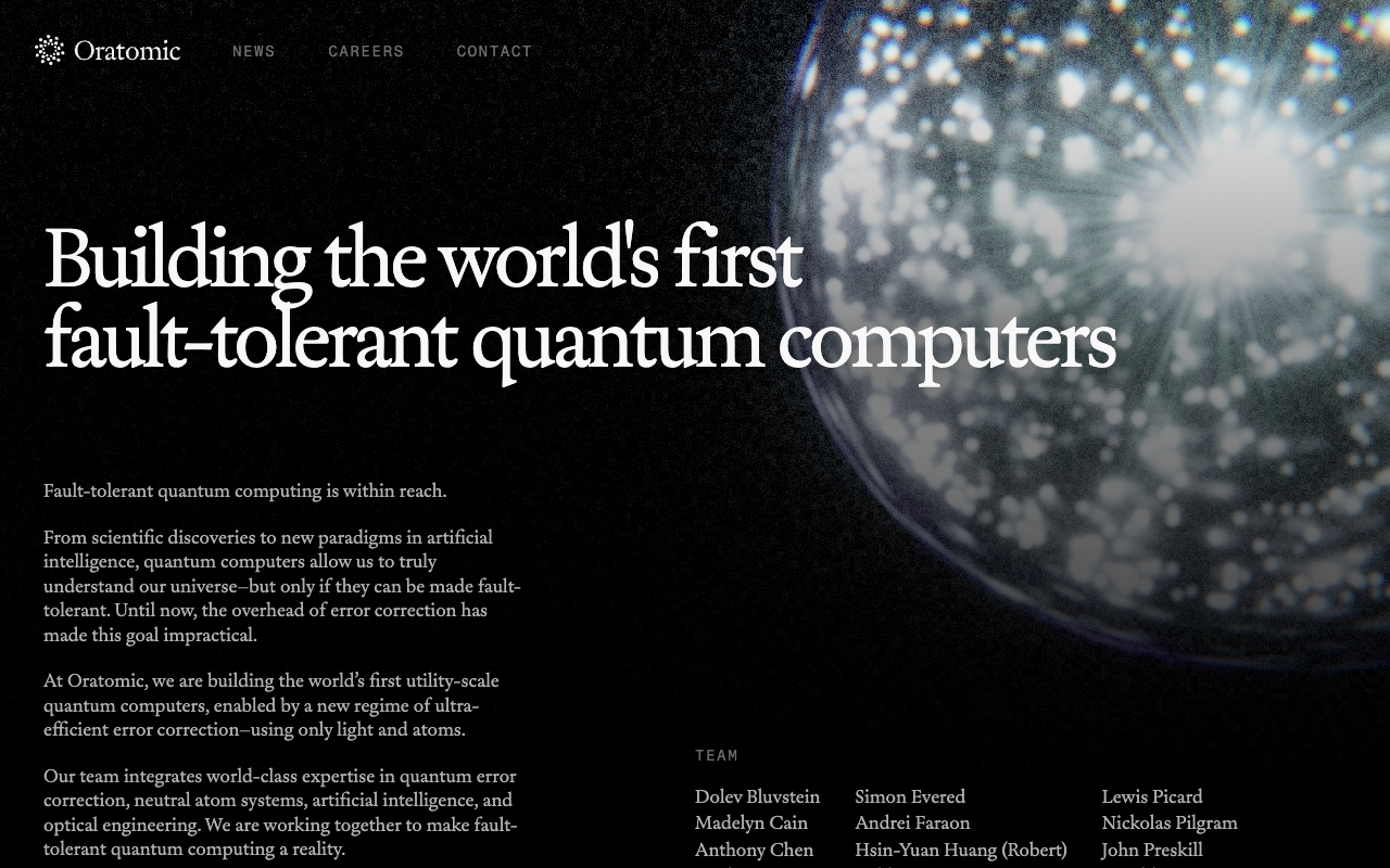 Oratomic screenshot