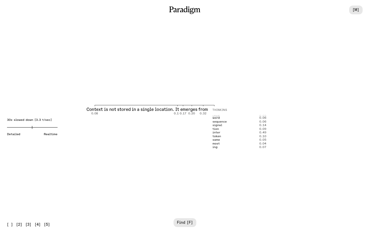 Paradigm screenshot