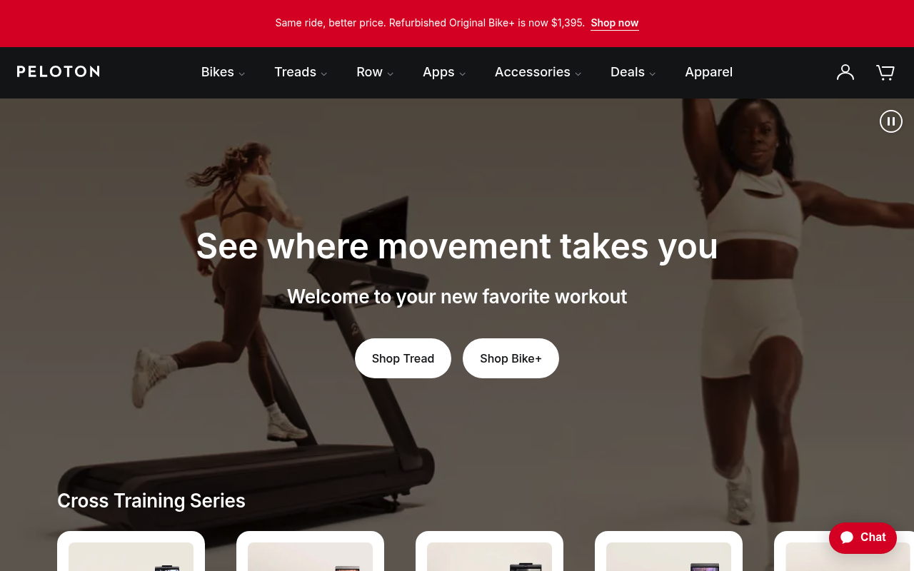Peloton Interactive screenshot