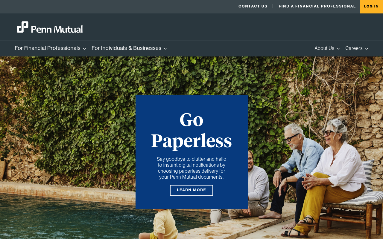 Penn Mutual Life Insurance screenshot