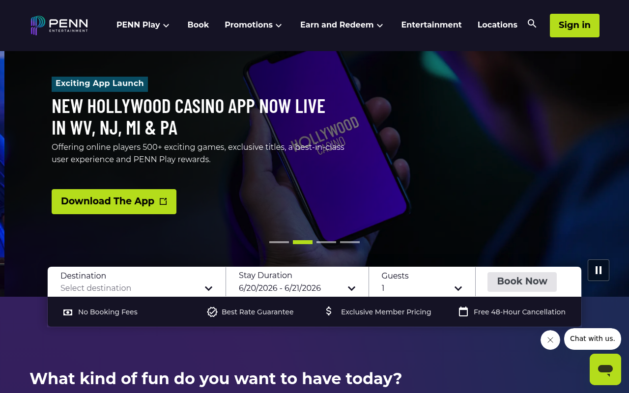 Penn National Gaming screenshot