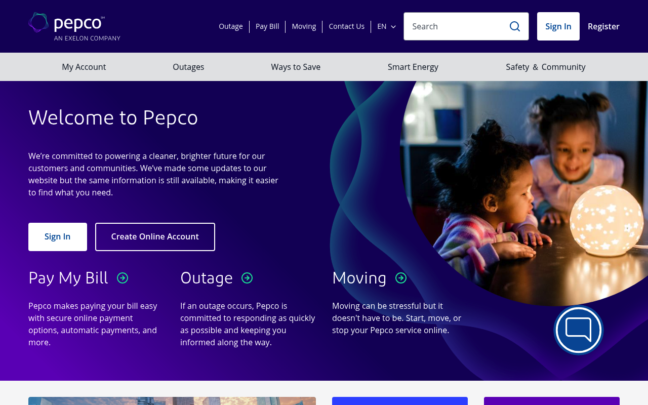 Pepco Holdings screenshot