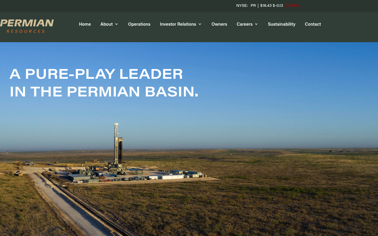 Permian Resources screenshot