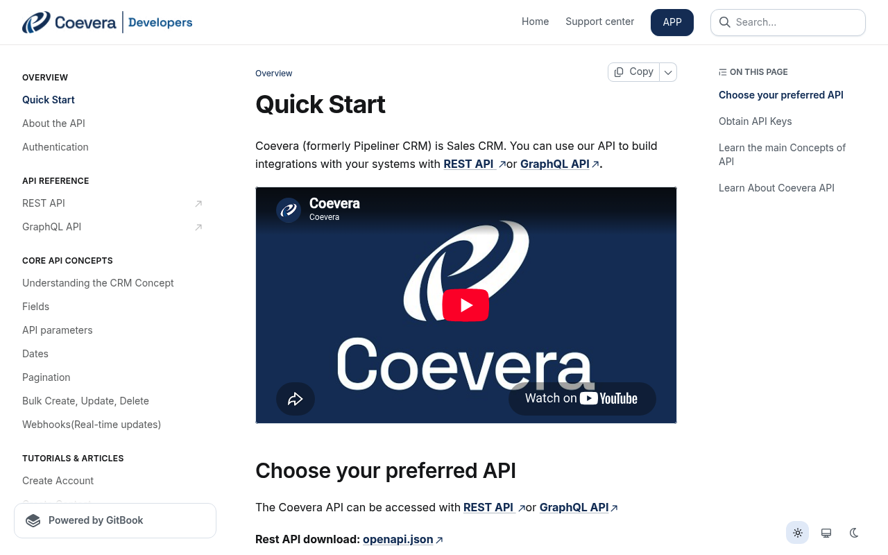 Pipeliner CRM website screenshot