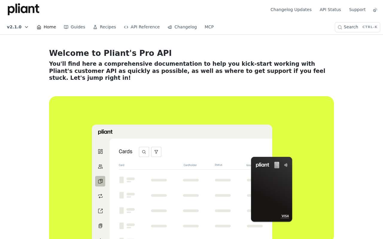 Pliant screenshot