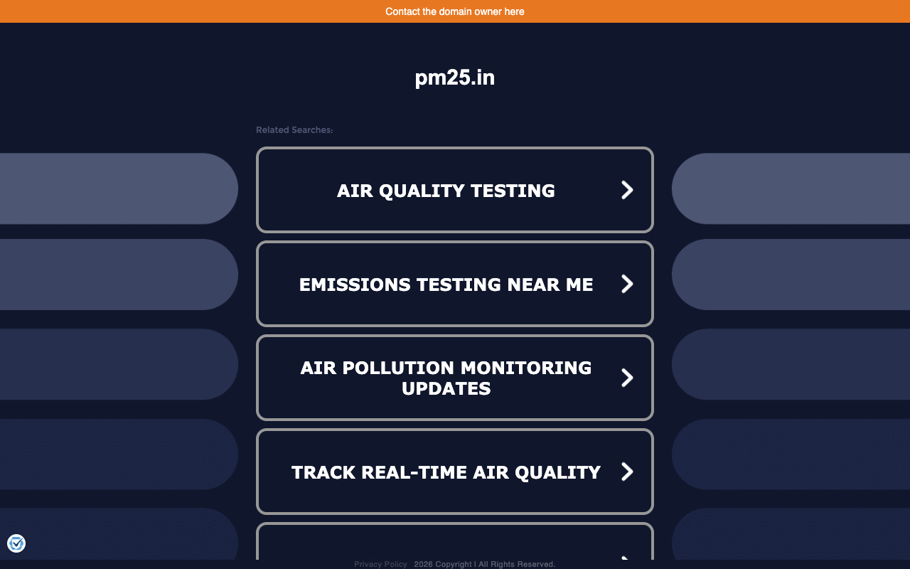 PM25.in screenshot