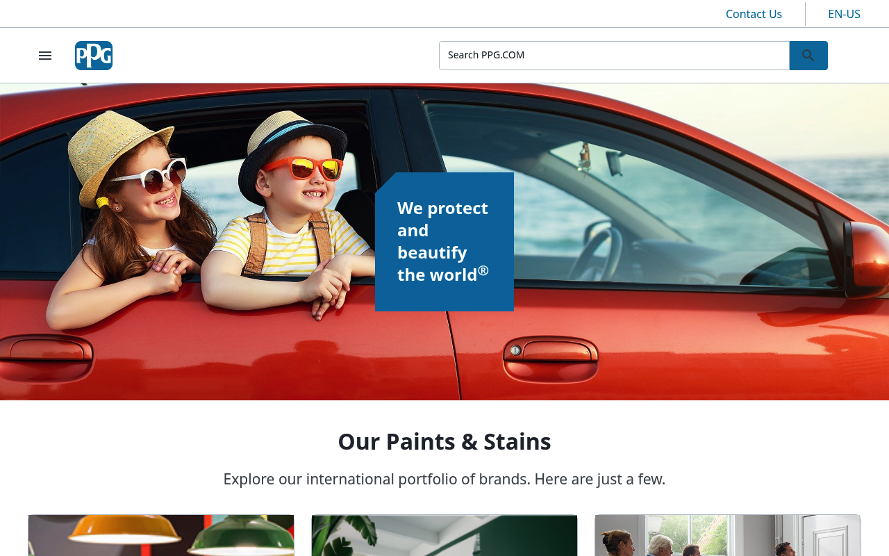 PPG Industries screenshot
