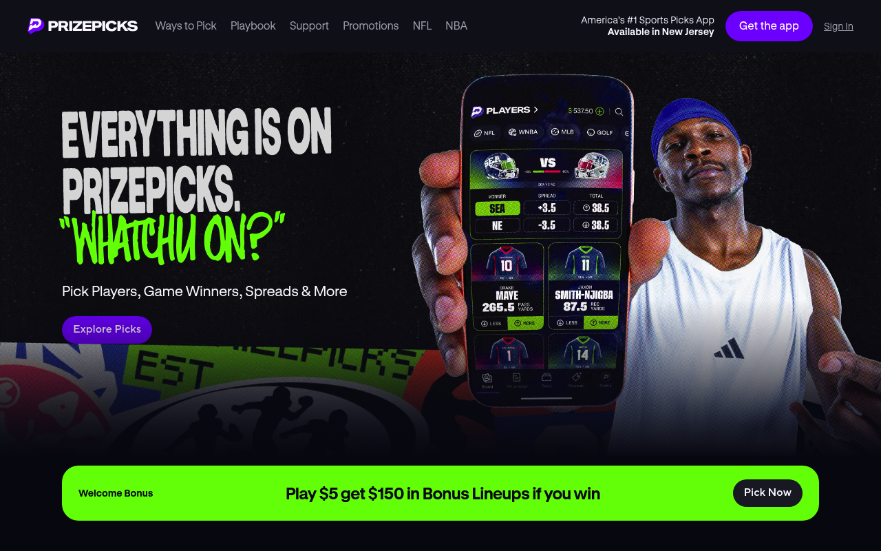 PrizePicks screenshot