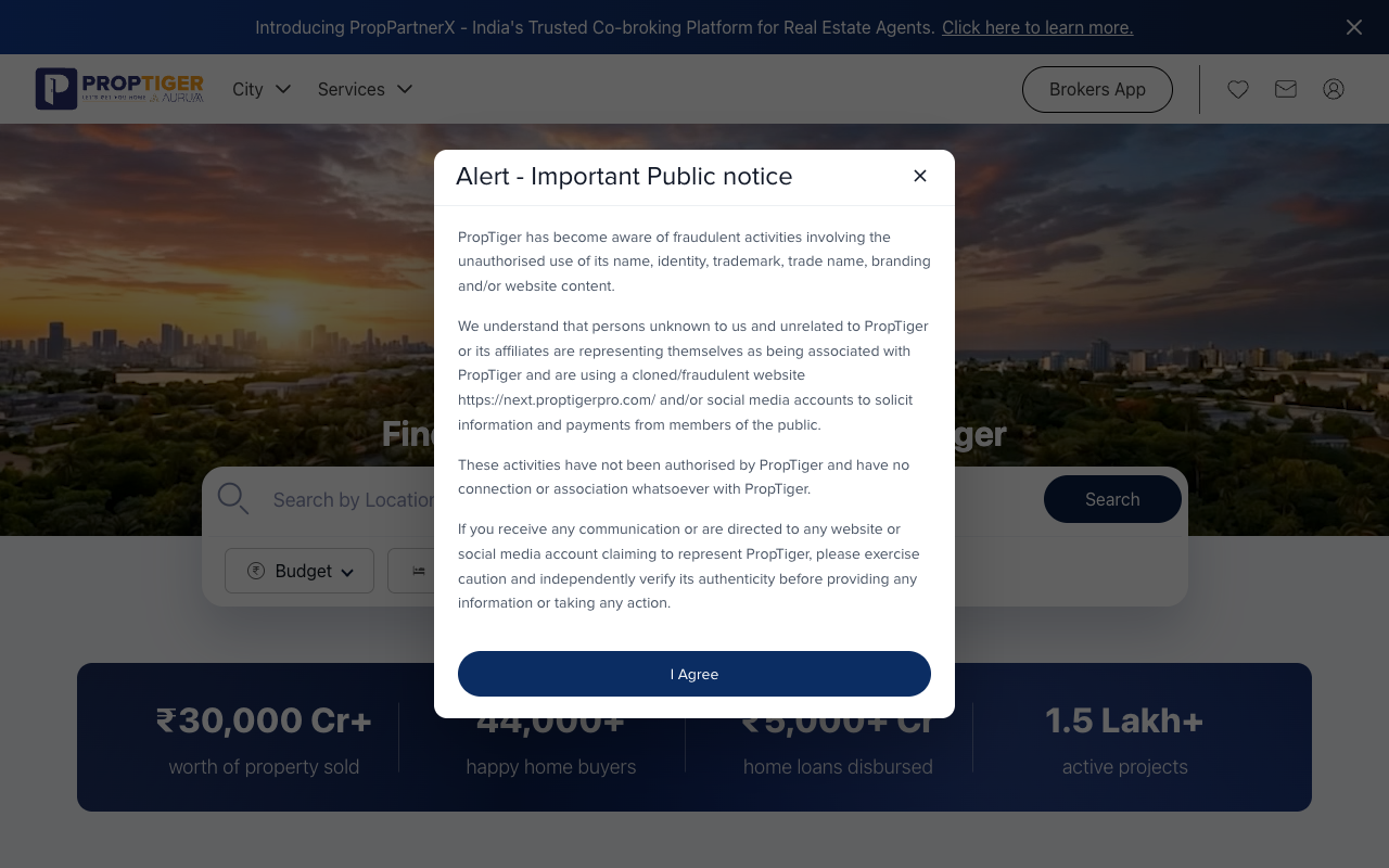 PropTiger screenshot