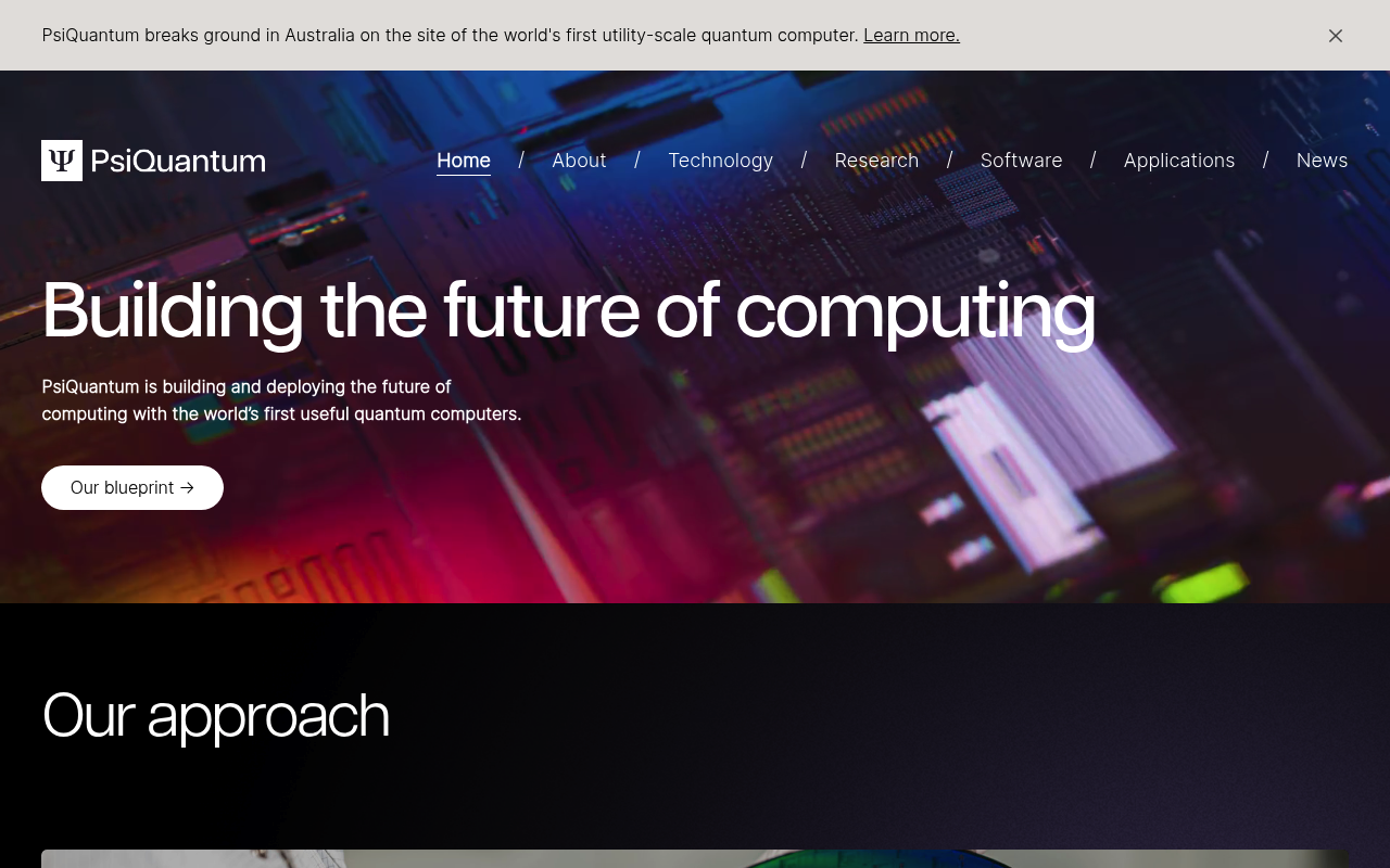 PsiQuantum screenshot