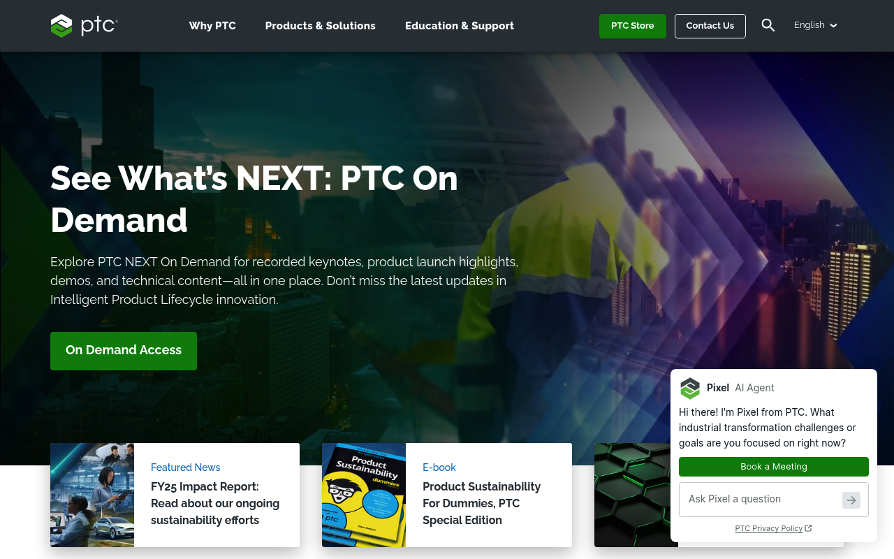 PTC ThingWorx screenshot