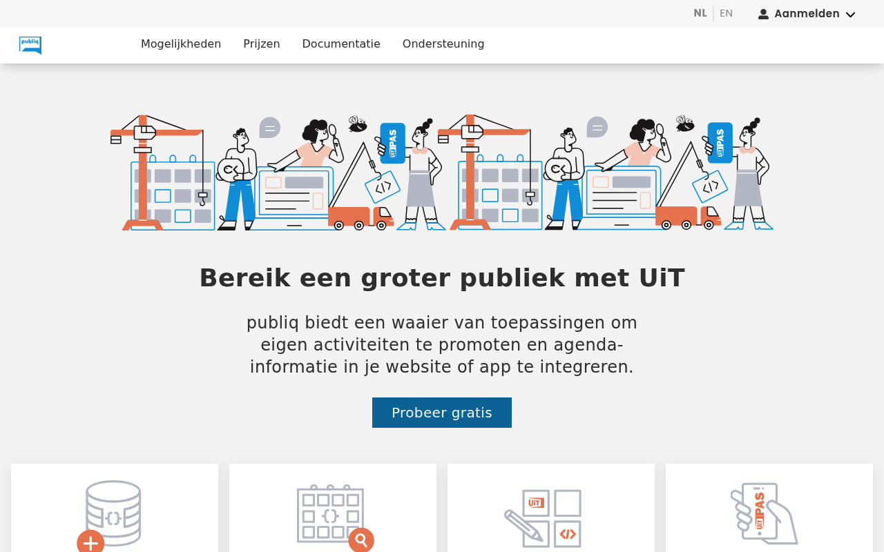 publiq website screenshot