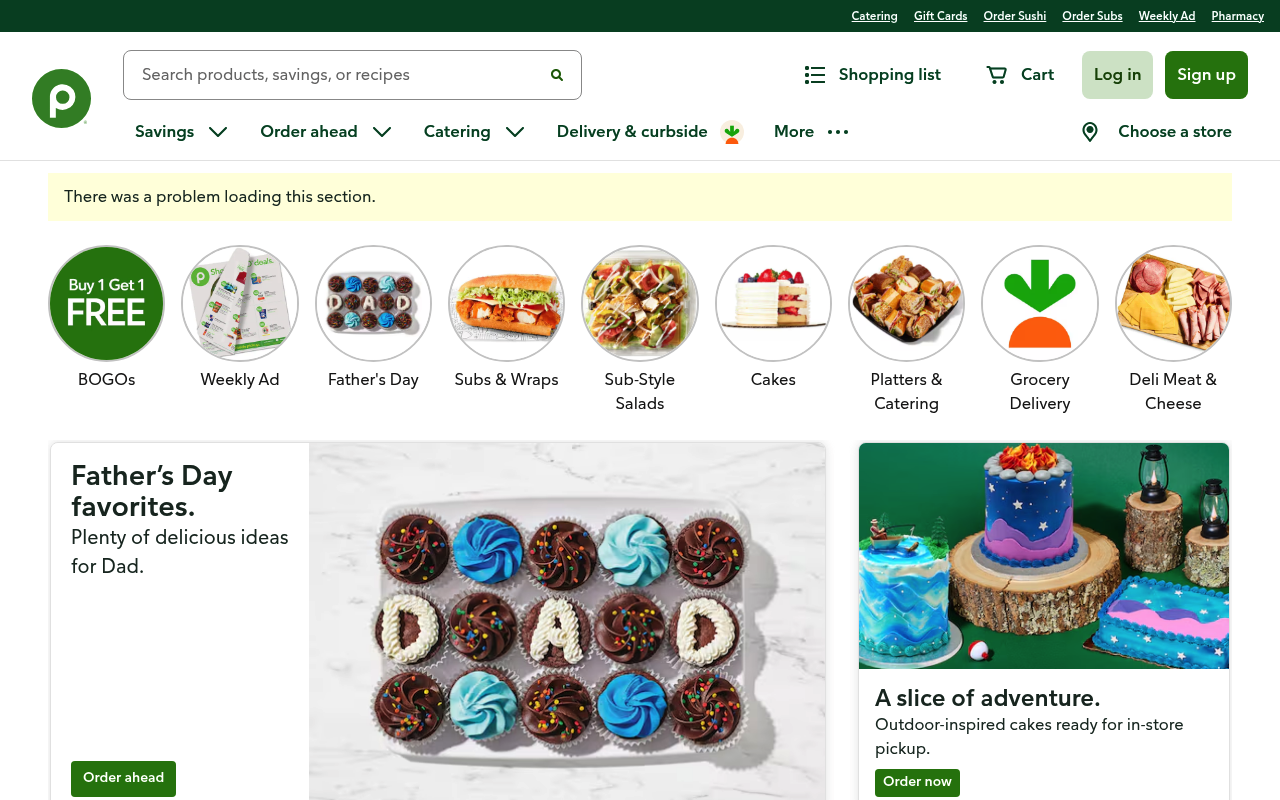 Publix Super Markets screenshot
