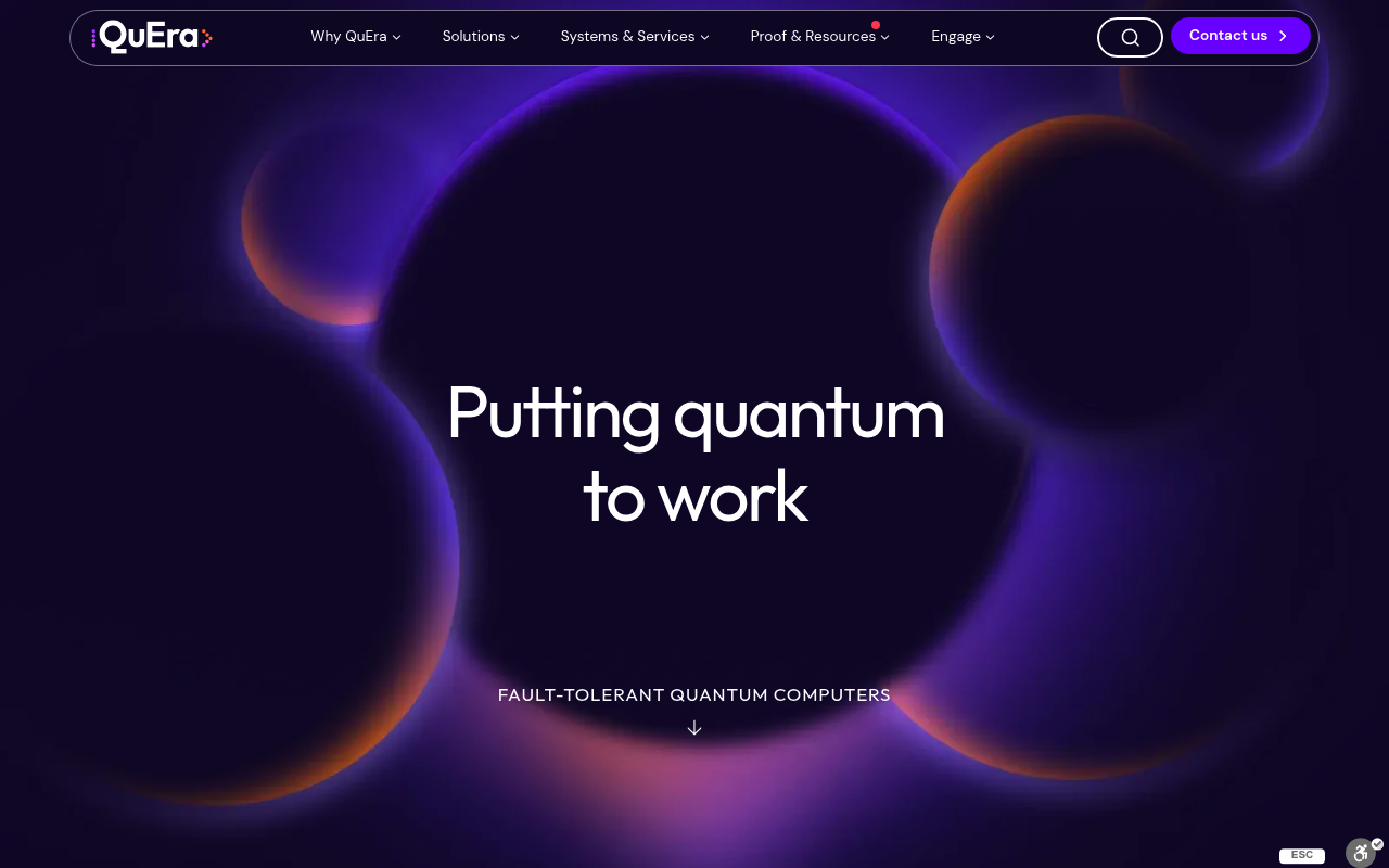 QuEra Computing screenshot