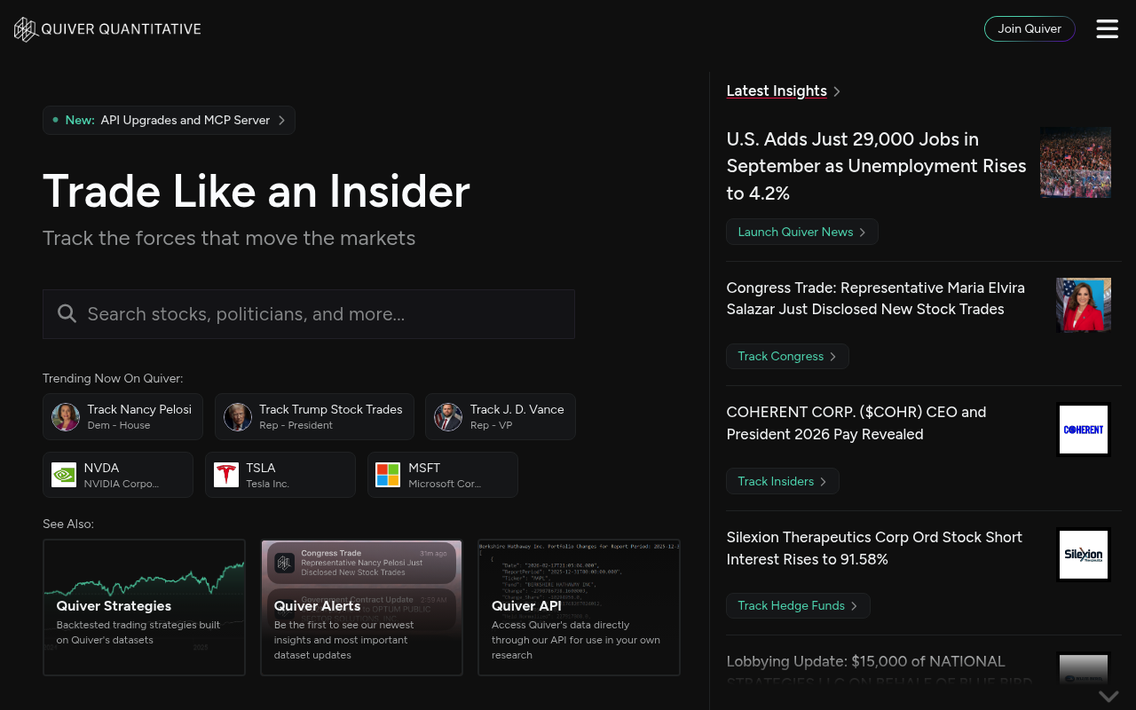 Quiver Quantitative screenshot