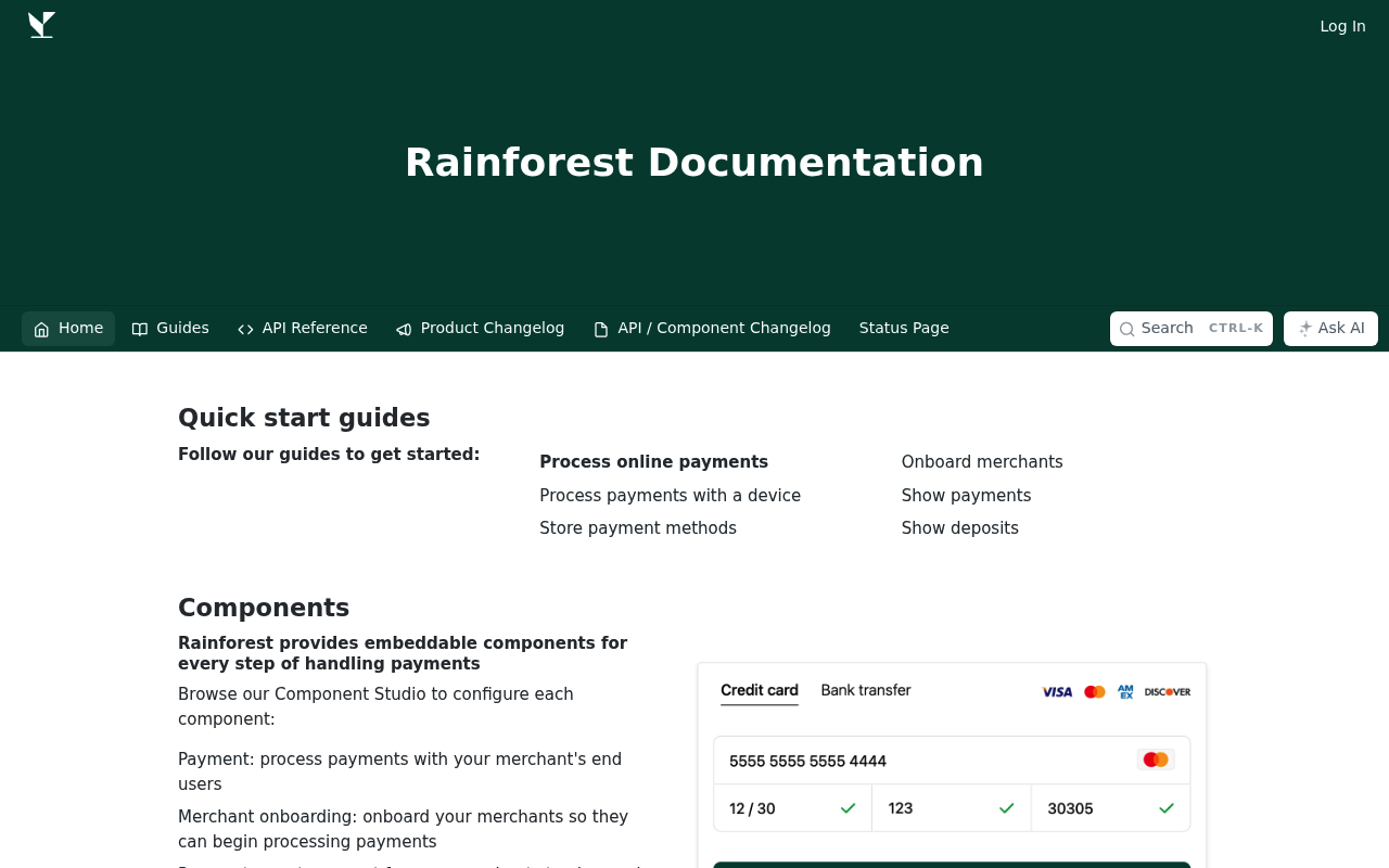 Rainforest screenshot