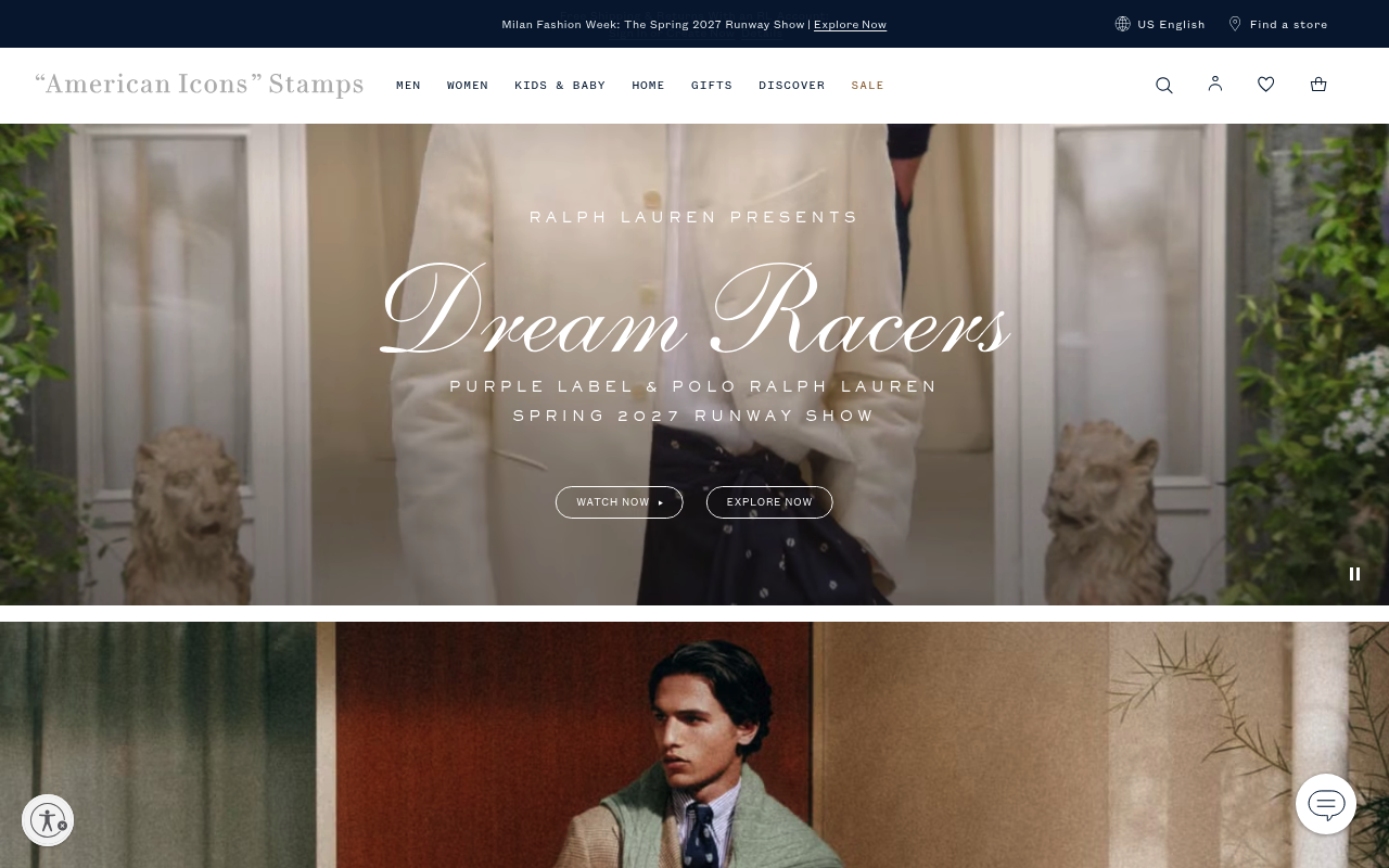 Ralph Lauren Corporation screenshot