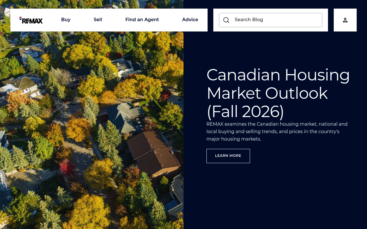 RE/MAX Canada screenshot