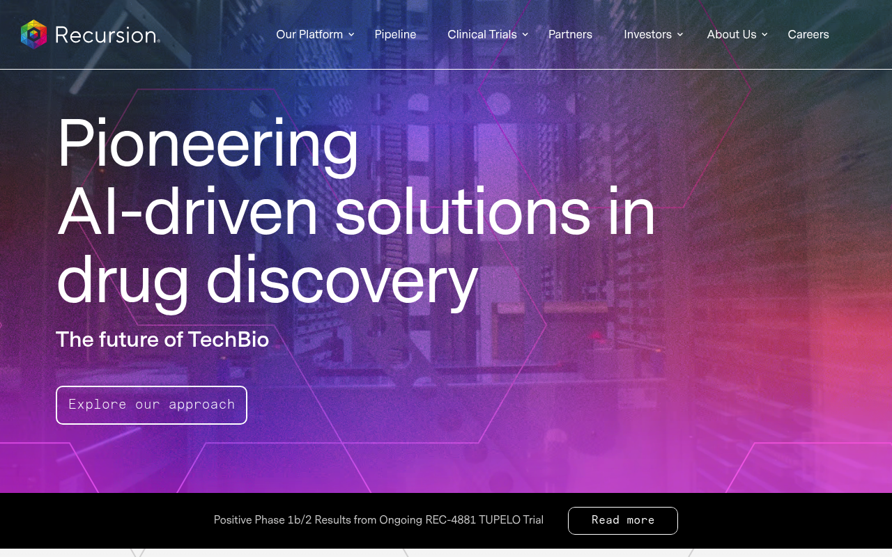 Recursion Pharmaceuticals screenshot