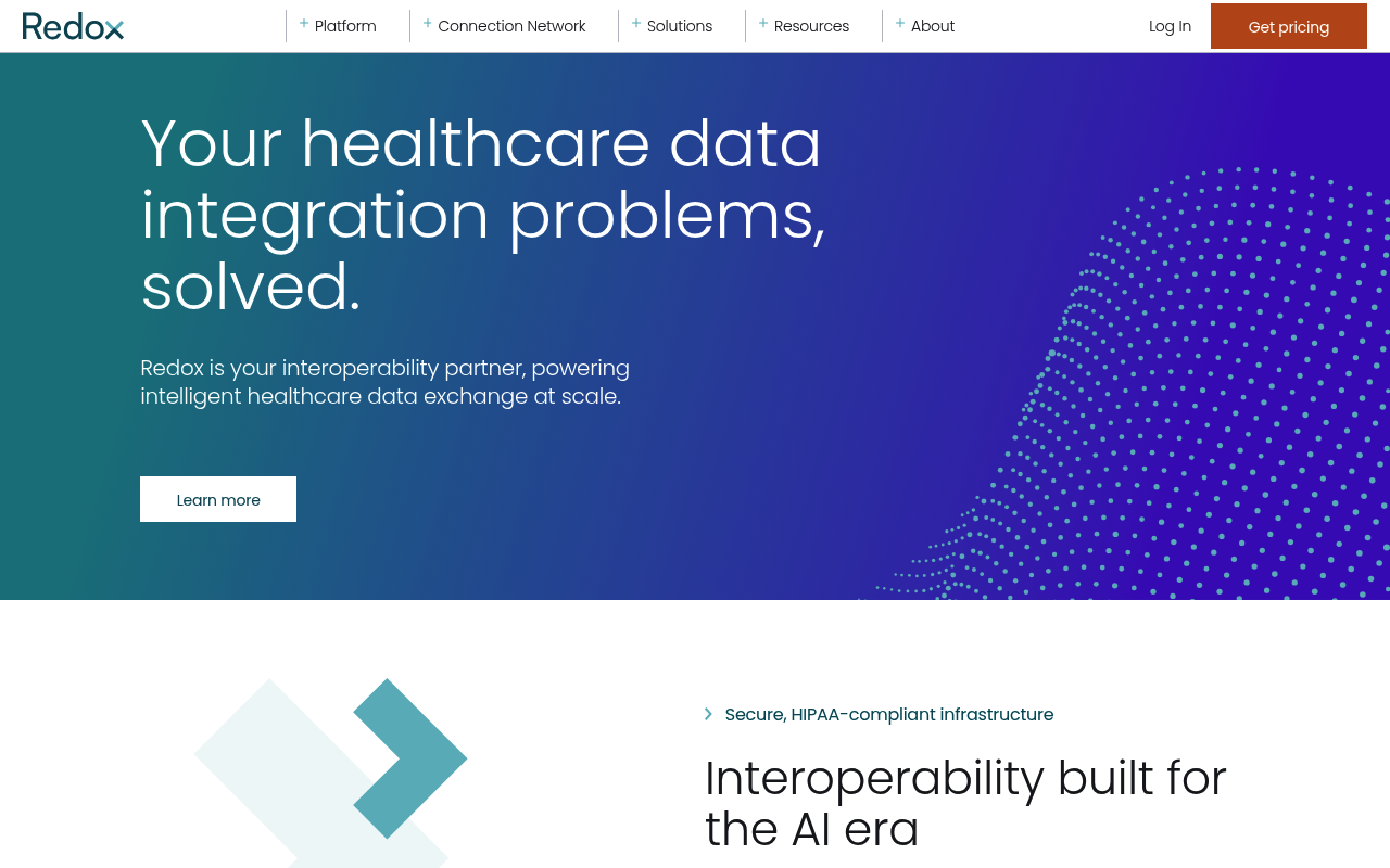 Redox website screenshot