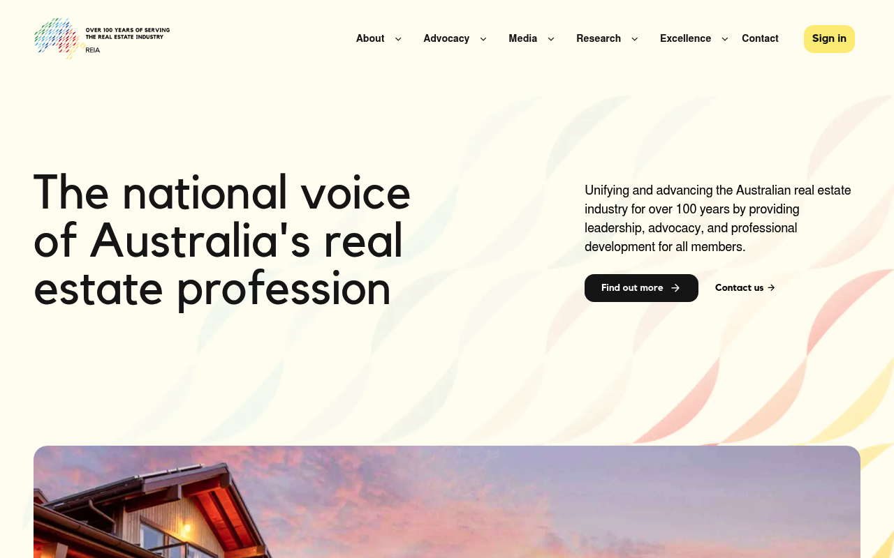 Real Estate Institute of Australia screenshot