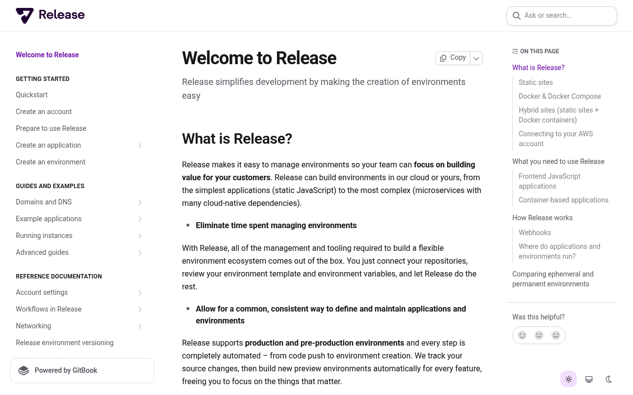 Release screenshot
