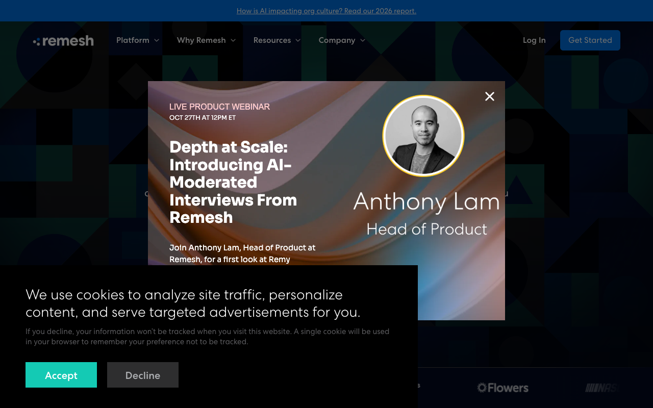 Remesh screenshot