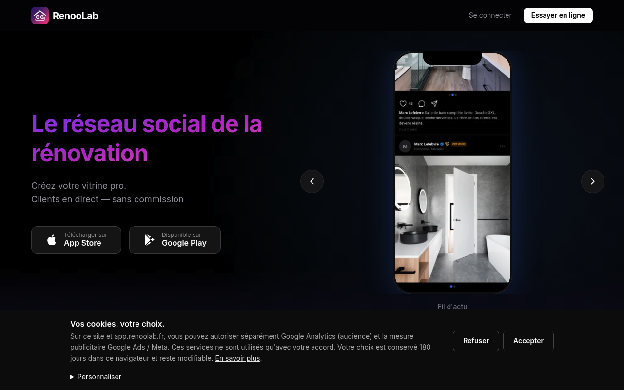 RenooLab screenshot