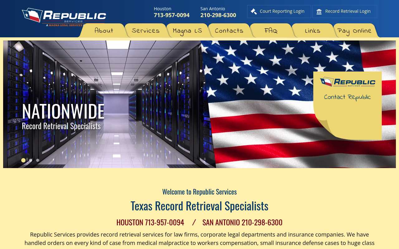 Republic Services screenshot