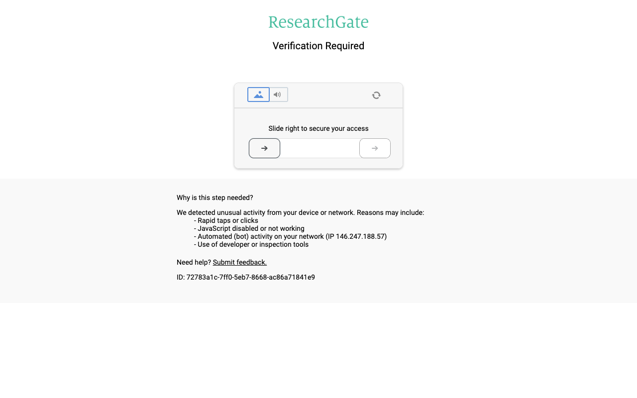 ResearchGate screenshot