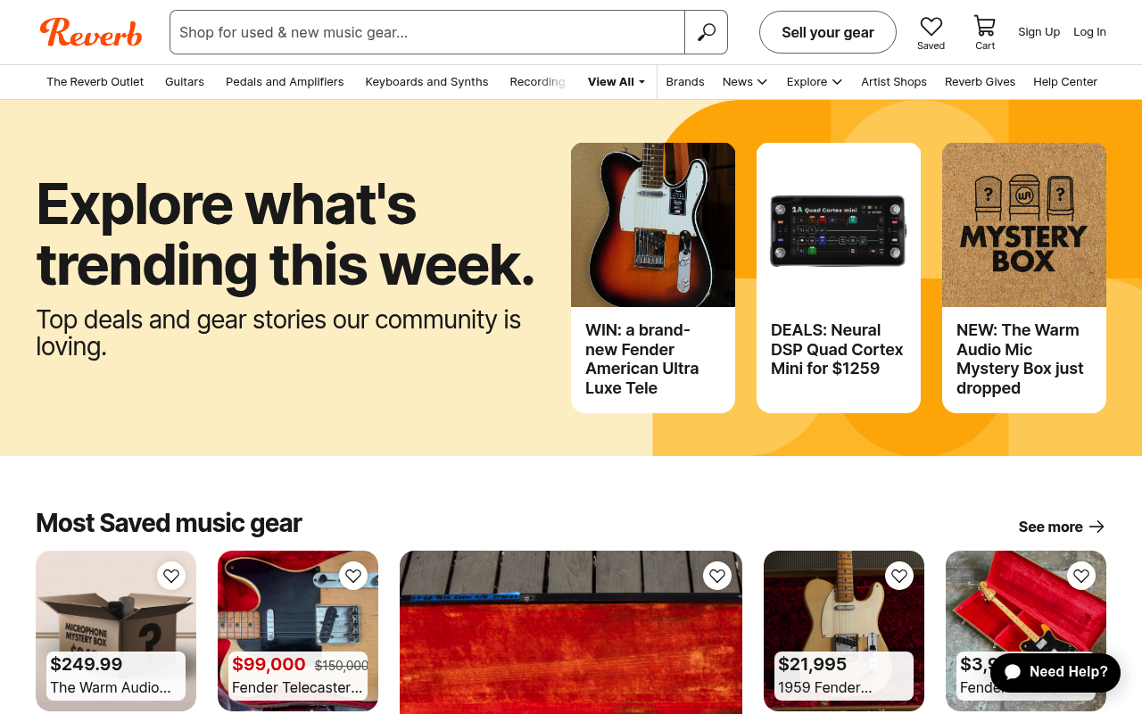 Reverb screenshot